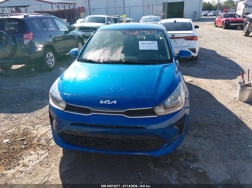 2022 Kia Rio S VIN: 3KPA24AD6NE489056 Lot: 45574277