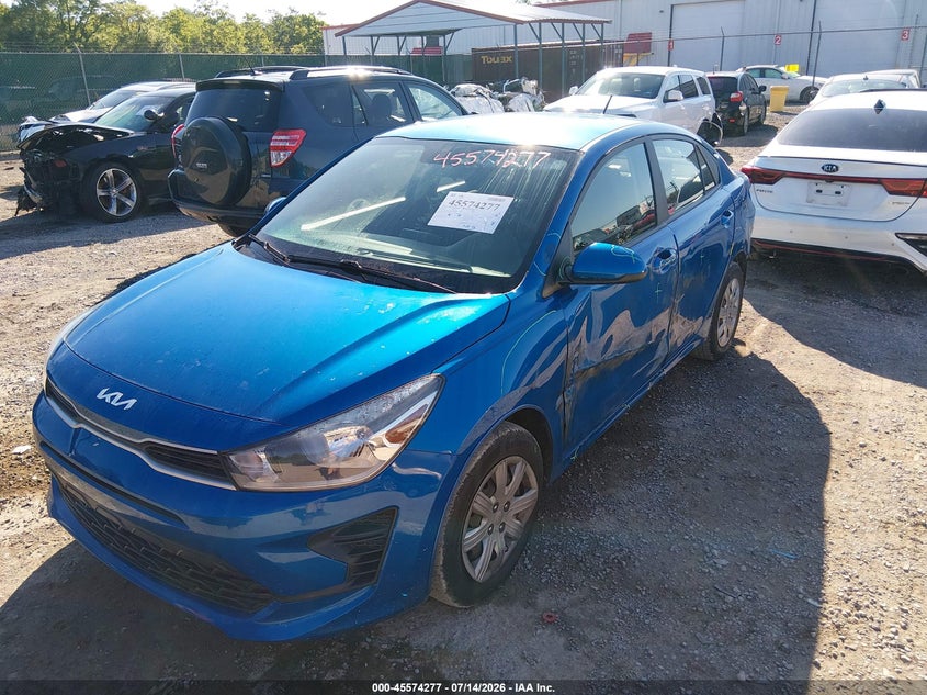 2022 Kia Rio S VIN: 3KPA24AD6NE489056 Lot: 45574277