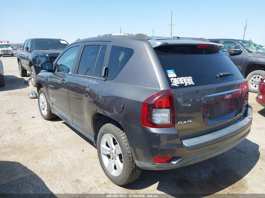 Vin: 1c4njdeb6gd631231, lot: 46072640, jeep compass latitude 20163