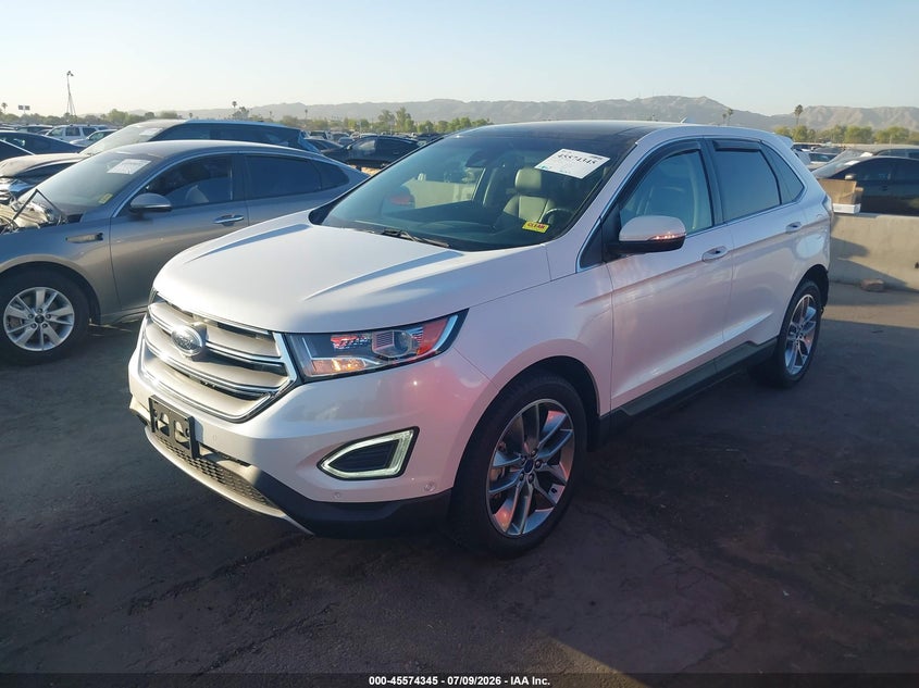 2017 Ford Edge, Правый зад, IAAI, VIN 2FMPK4K91HBB05180 — фото 2