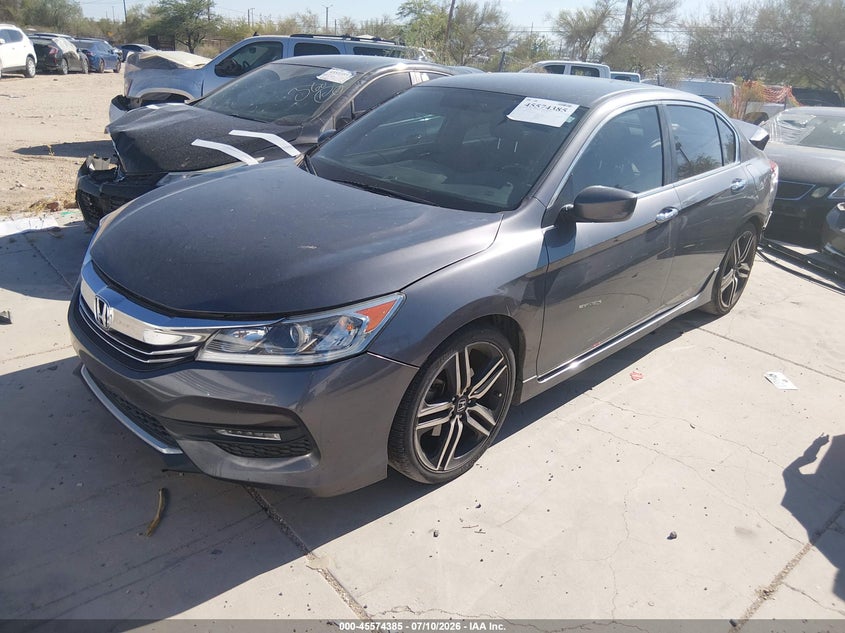 2016 Honda Accord, Удар ззаду, IAAI, VIN 1HGCR2F53GA127378 — фото 2