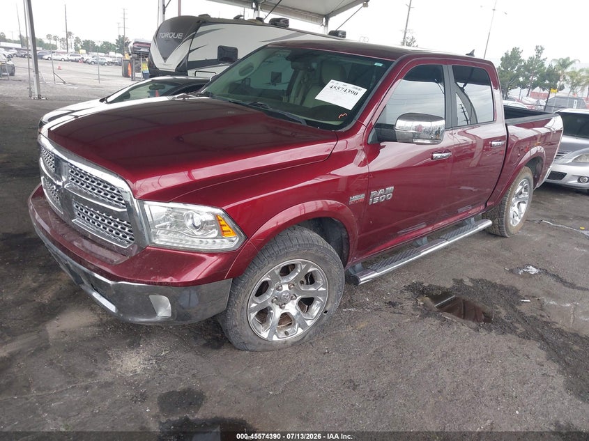Vin: 1c6rr7nt0hs780713, lot: 46072719, ram 1500 laramie  4x4 5'7 box 20172
