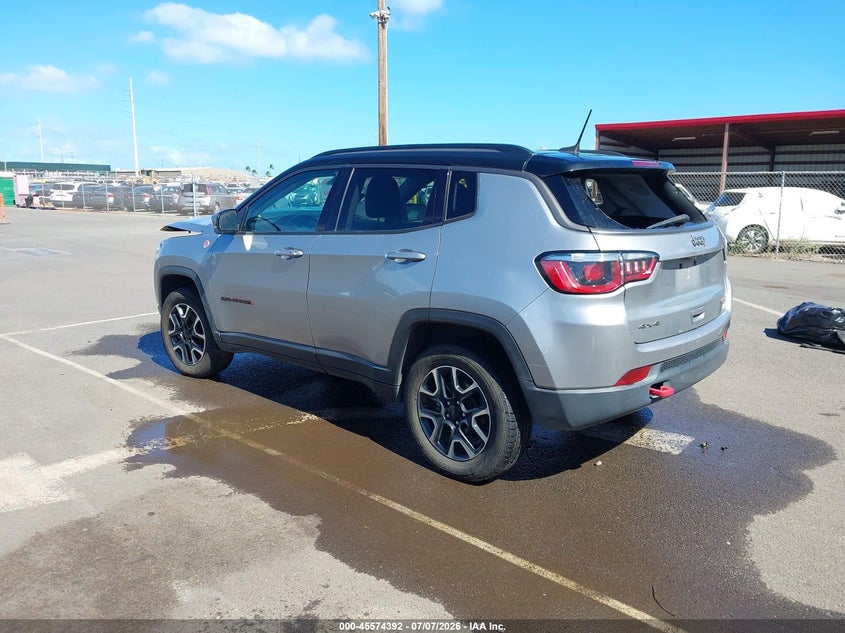 Vin: 3c4njddb9lt111496, lot: 46072721, jeep compass trailhawk 4x4 20203