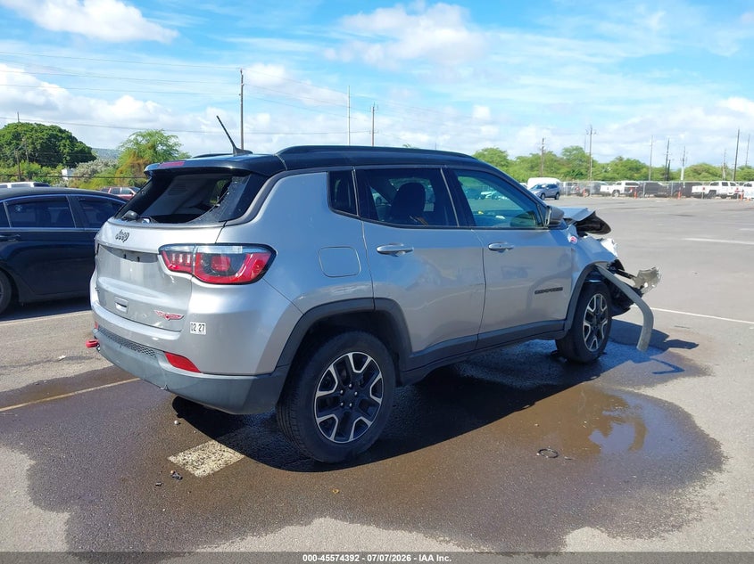 Vin: 3c4njddb9lt111496, lot: 46072721, jeep compass trailhawk 4x4 20204