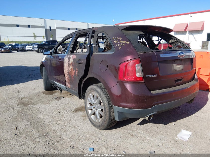 Vin: 2fmdk3kc7bba92094, lot: 46072783, ford edge limited 20113