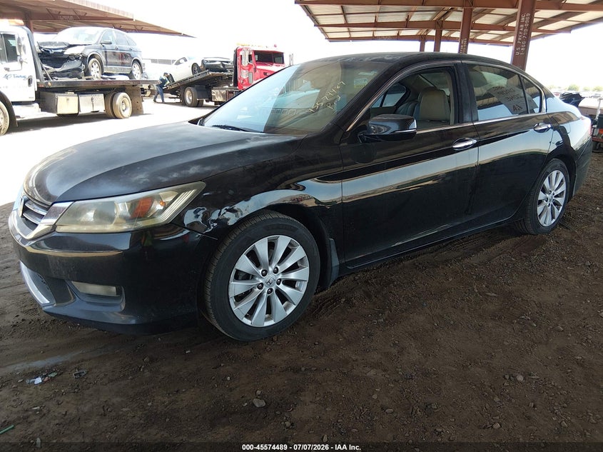 2014 Honda Accord Ex-L V-6 1HGCR3F80EA032855 photo 1