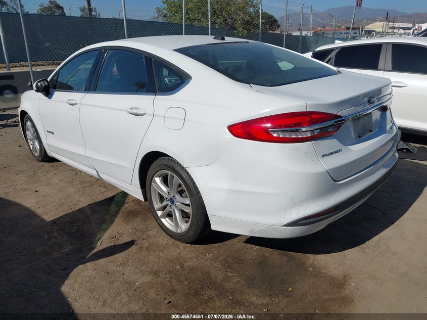 2018 FORD FUSION HYBRID auction photo 3