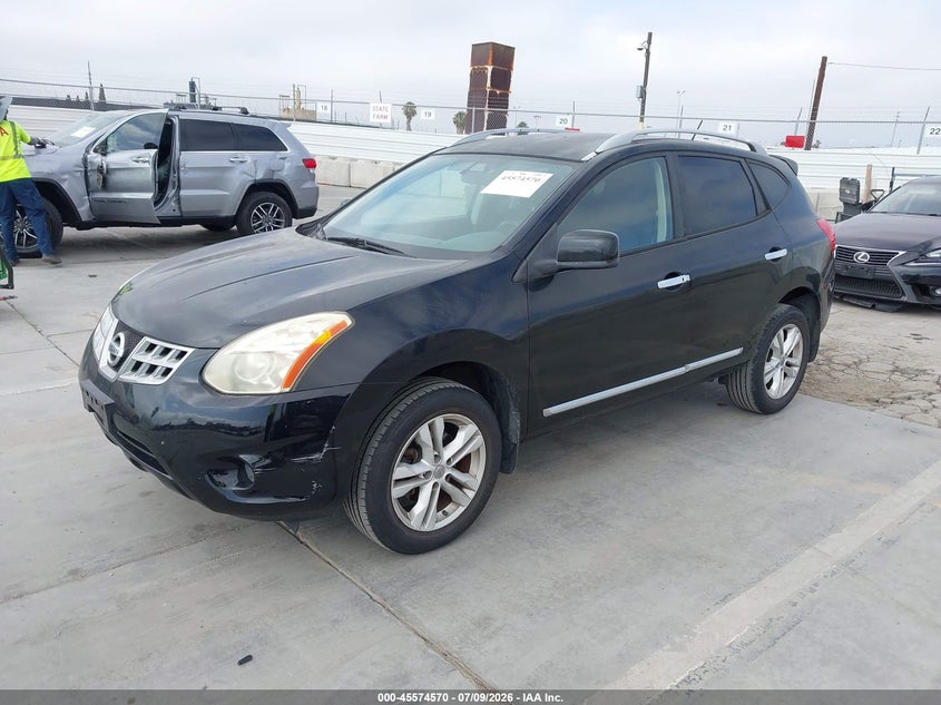 2012 Nissan Rogue, Rear, IAAI, VIN JN8AS5MT0CW265071 — photo 2