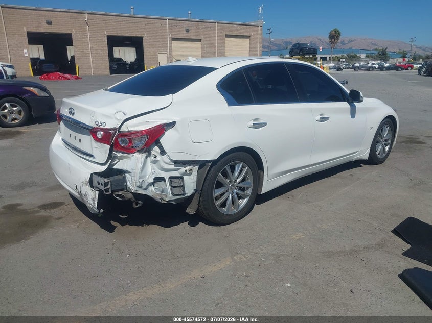 Vin: jn1bv7apxem686680, lot: 46072901, infiniti q50 premium 20144