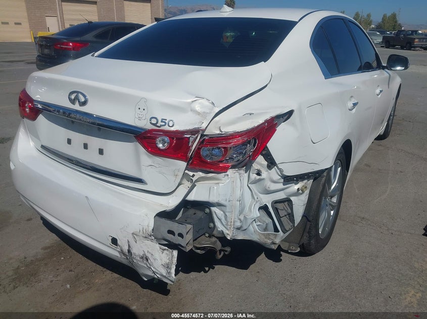 2014 Infiniti Q50 Premium VIN: JN1BV7APXEM686680 Lot: 45574572