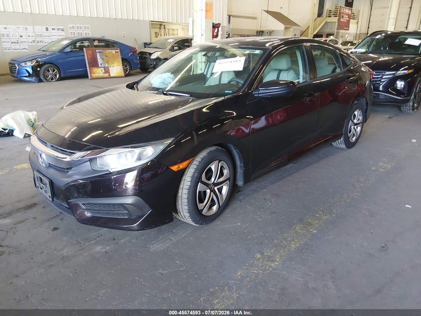 2016 HONDA CIVIC auction photo 2