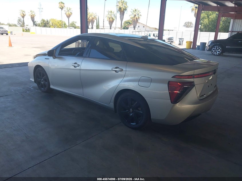 Vin: jtdbvrbdxka007369, lot: 46072927, toyota mirai 20193