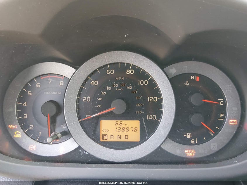 2010 TOYOTA RAV 4 SPORT UTILITY VEHICLE 2.5L I-4 DOHC, VVT, 179HP