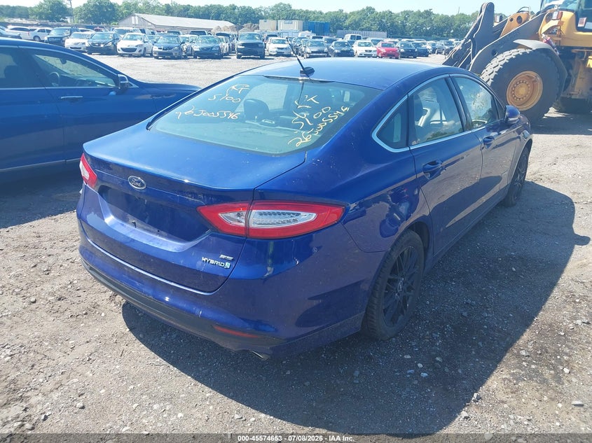 2014 FORD FUSION HYBRID auction photo 4