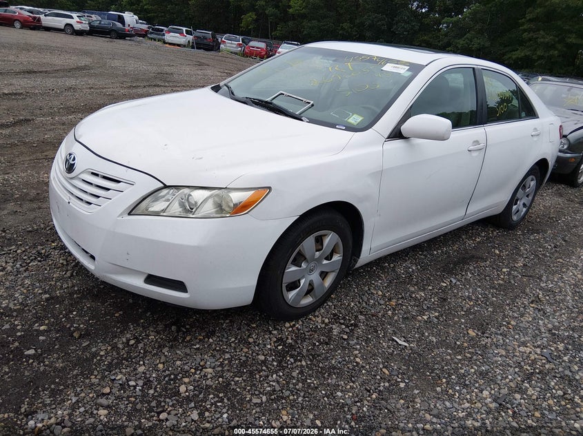2008 Toyota Camry, Front & Rear, IAAI, VIN 4T1BE46K88U776614 — photo 2