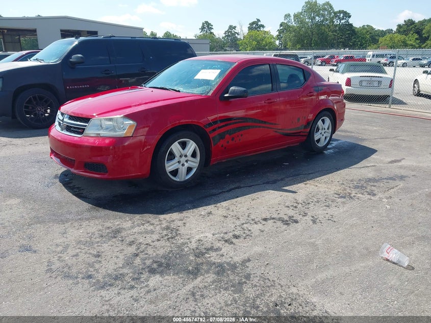 Vin: 1c3cdzab2en110357, lot: 46073145, dodge avenger se 20142