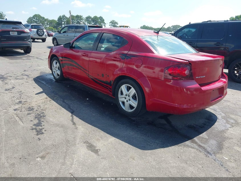 2014 DODGE AVENGER auction photo 3