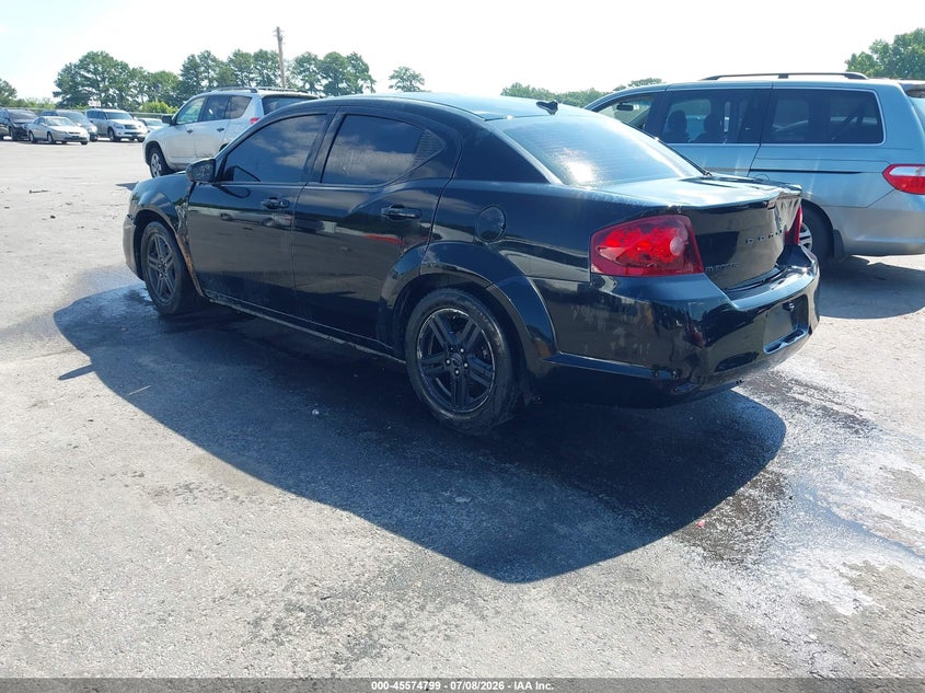 DODGE AVENGER 2012 VIN 1C3CDZCB3CN144642