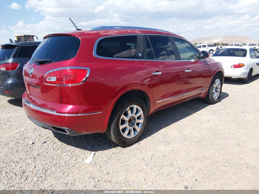 Vin: 5gakrbkd1ej161907, lot: 46073156, buick enclave leather 20144