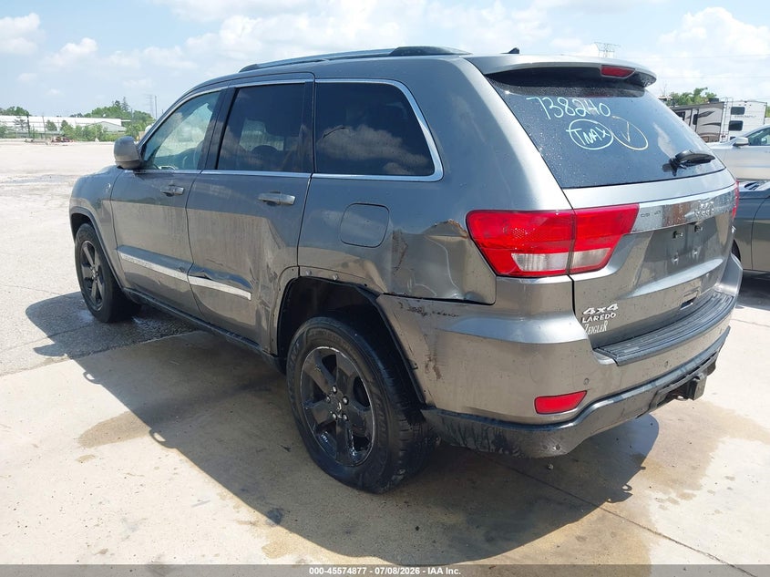 Vin: 1j4rr4gg0bc738240, lot: 46073230, jeep grand cherokee laredo 20113