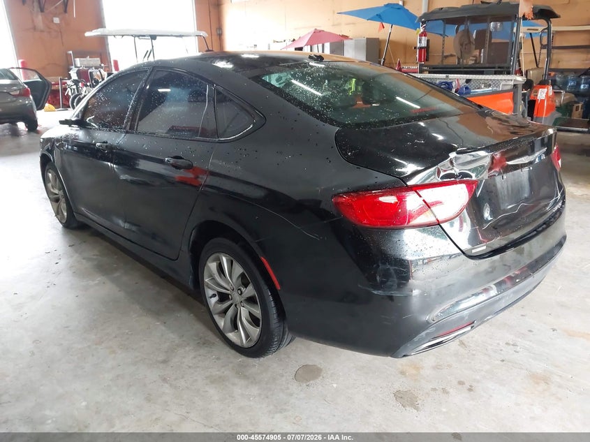 Vin: 1c3cccbb2fn675823, lot: 46073258, chrysler 200 s 20153