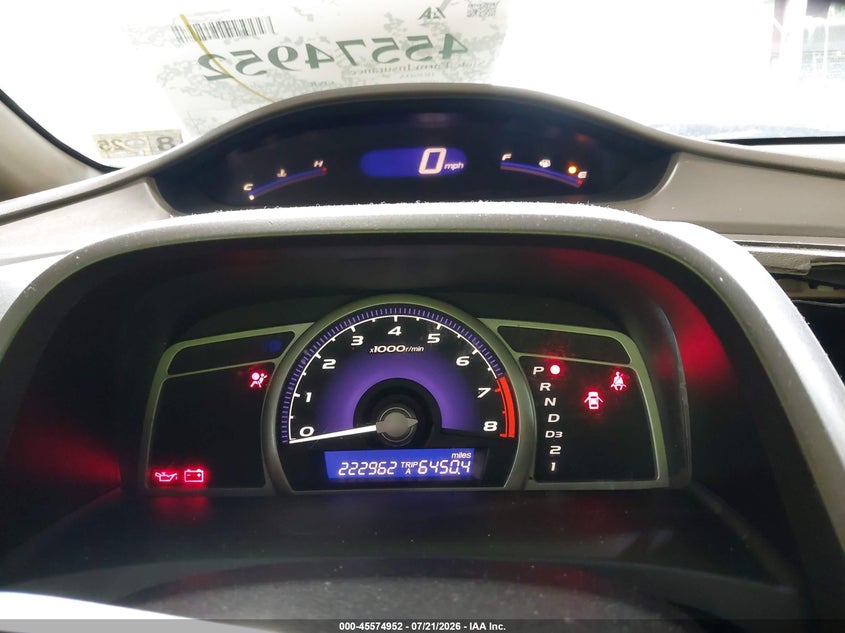 2006 Honda Civic Lx VIN: 1HGFA16516L126330 Lot: 45574952