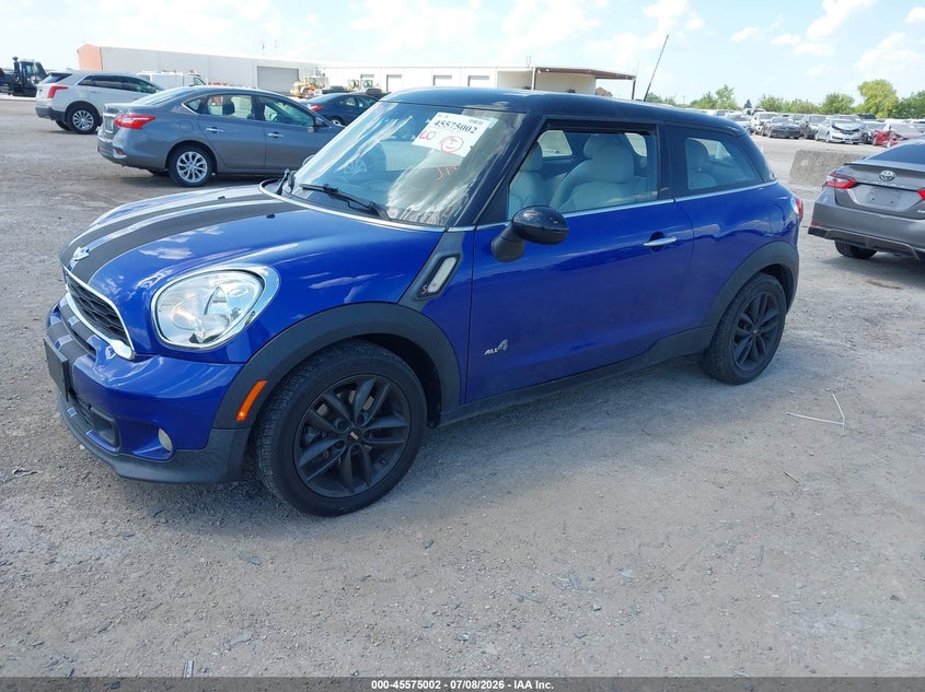2013 MINI Paceman, Обычный износ, IAAI, VIN WMWSS7C55DWN51849 — фото 2
