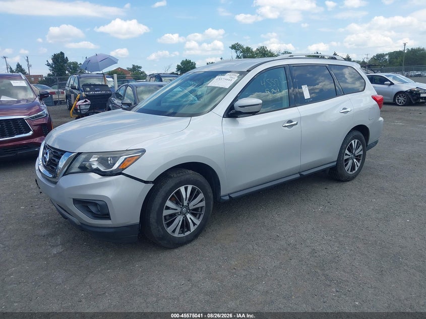 Vin: 5n1dr2mm9jc610636, lot: 46073394, nissan pathfinder sl 20182