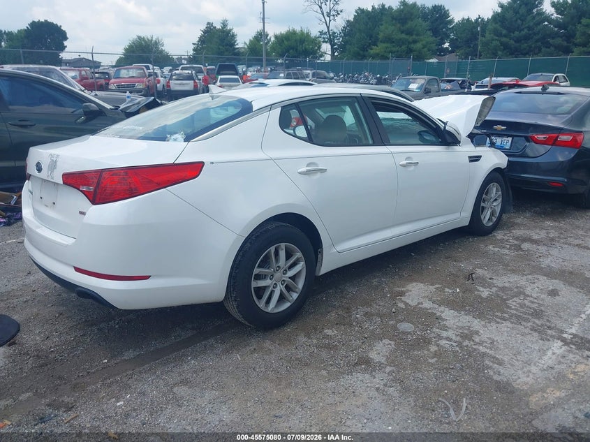 Vin: knagm4a76c5290870, lot: 46073433, kia optima lx 20124