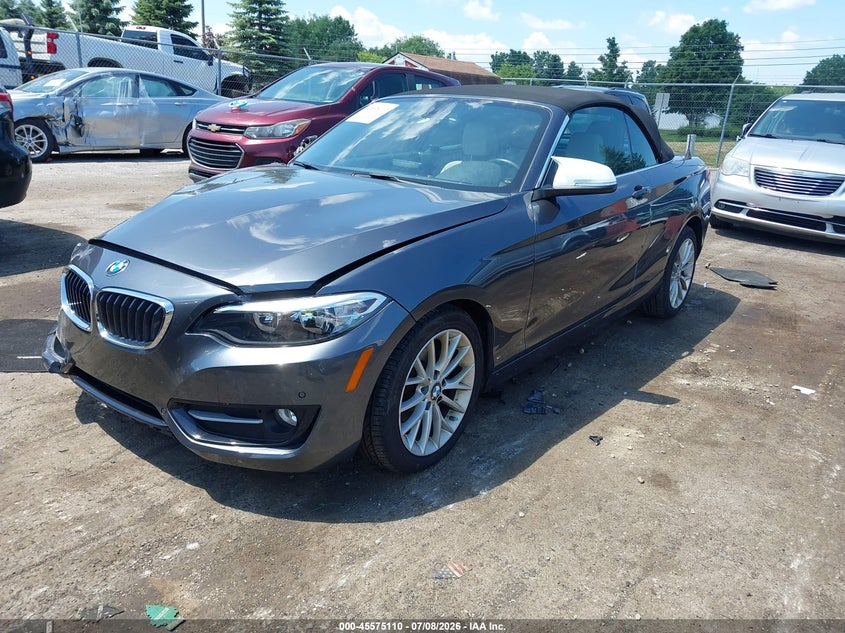 Vin: wba1k9c5xgv321693, lot: 46073463, bmw 228i 20162