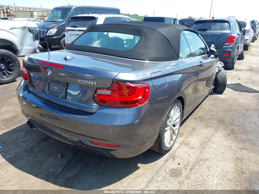 Vin: wba1k9c5xgv321693, lot: 46073463, bmw 228i 20164