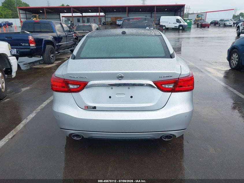 2018 Nissan Maxima 3.5 Platinum VIN: 1N4AA6AP3JC401774 Lot: 45575112