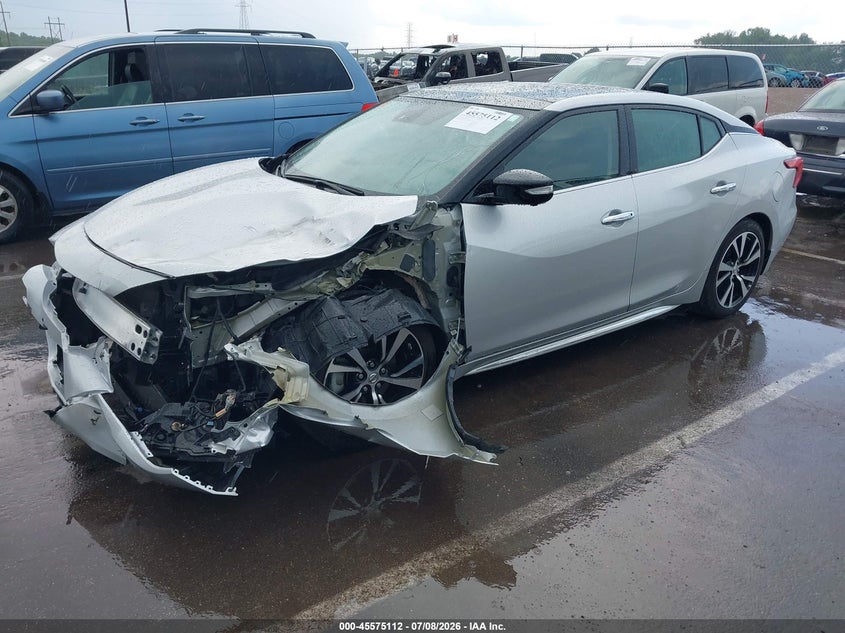 Vin: 1n4aa6ap3jc401774, lot: 46073465, nissan maxima 3.5 platinum 20182