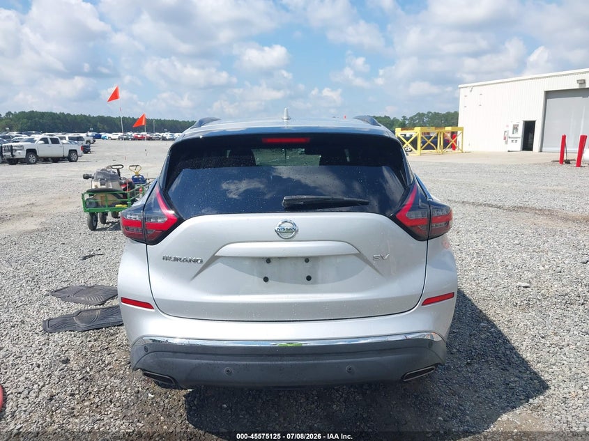 2021 Nissan Murano Sv Fwd VIN: 5N1AZ2BJ2MC143480 Lot: 45575125
