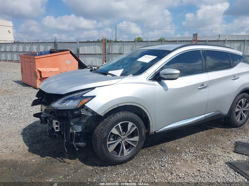 2021 Nissan Murano Sv Fwd VIN: 5N1AZ2BJ2MC143480 Lot: 45575125