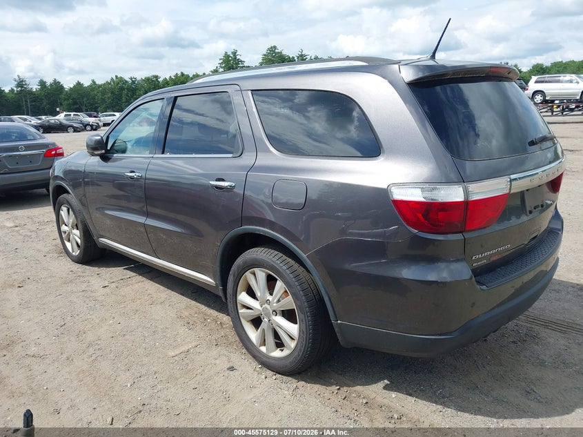 Vin: 1c4rdjdg8dc690318, lot: 46073482, dodge durango crew 20133