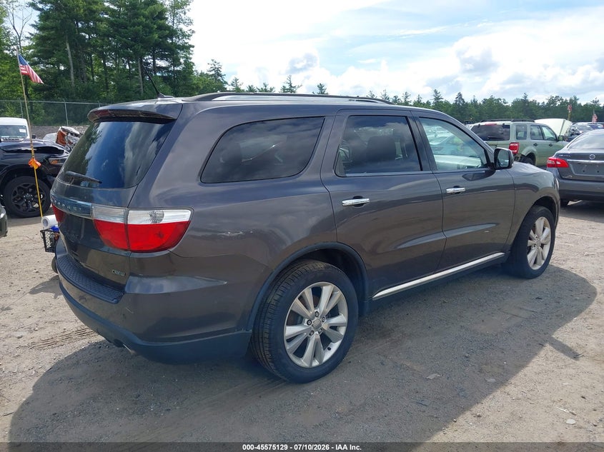 Vin: 1c4rdjdg8dc690318, lot: 46073482, dodge durango crew 20134