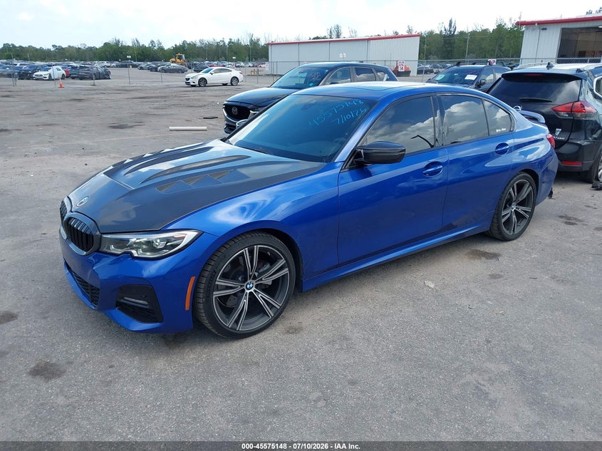 Vin: 3mw5r1j04m8b89809, lot: 46073501, bmw 330i 20212