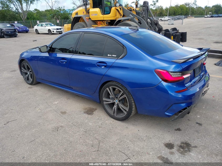 Vin: 3mw5r1j04m8b89809, lot: 46073501, bmw 330i 20213