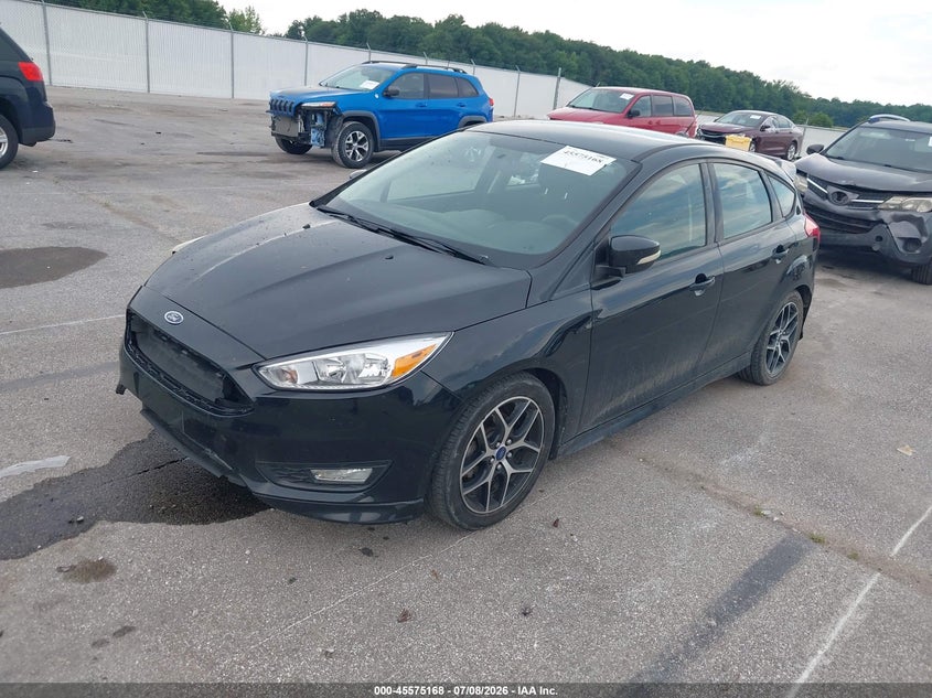 Vin: 1fadp3k23fl210120, lot: 46073521, ford focus se 20152