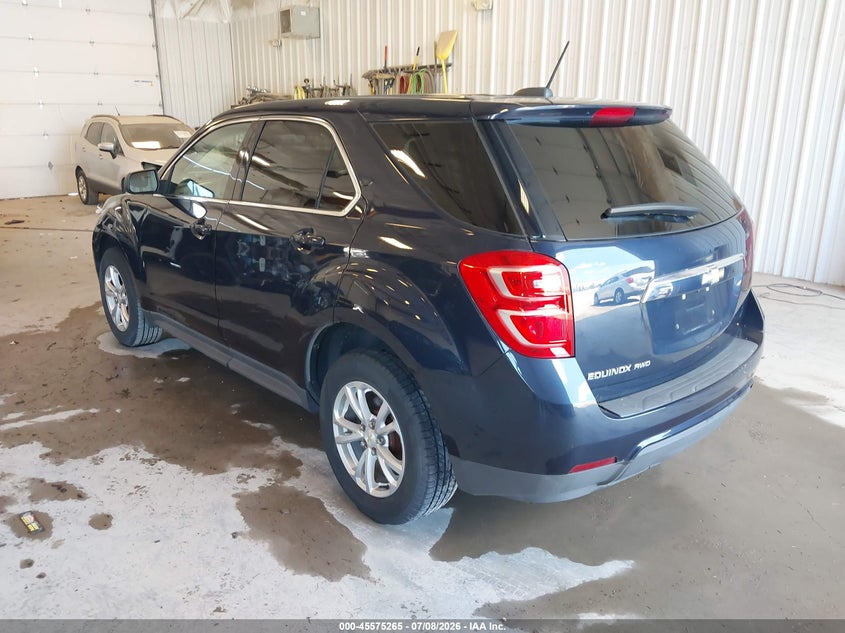 Vin: 2gnfleek9h6313938, lot: 46073618, chevrolet equinox ls 20173