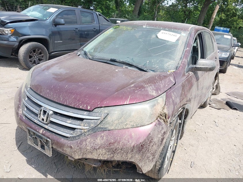 2014 Honda CR-V, Удар спереди, IAAI, VIN 5J6RM4H39EL094610 — фото 2