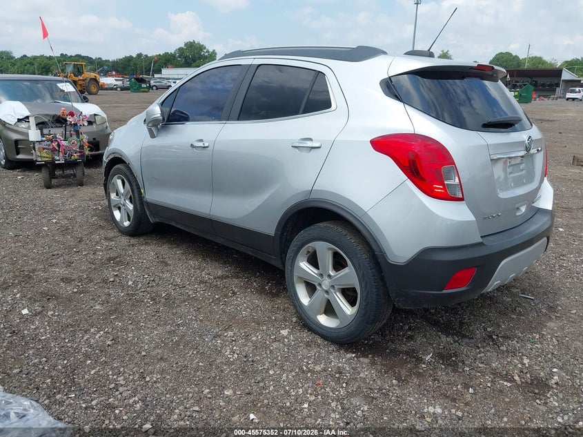 Vin: kl4cjbsb9gb589112, lot: 46073705, buick encore convenience 20163