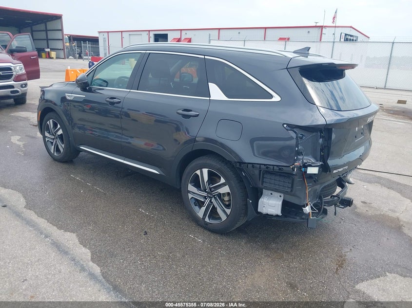 Vin: kndrmdlh3p5222338, lot: 46073708, kia sorento plug-in hybrid sx prestige 20233