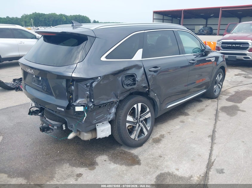 Vin: kndrmdlh3p5222338, lot: 46073708, kia sorento plug-in hybrid sx prestige 20234