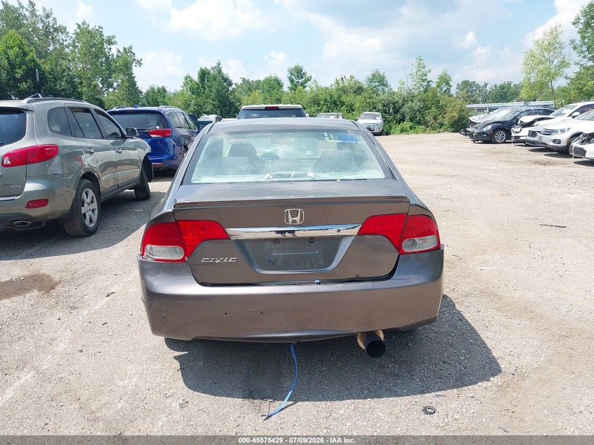2009 HONDA CIVIC SEDAN 1.8L I-4 VVT, 140HP