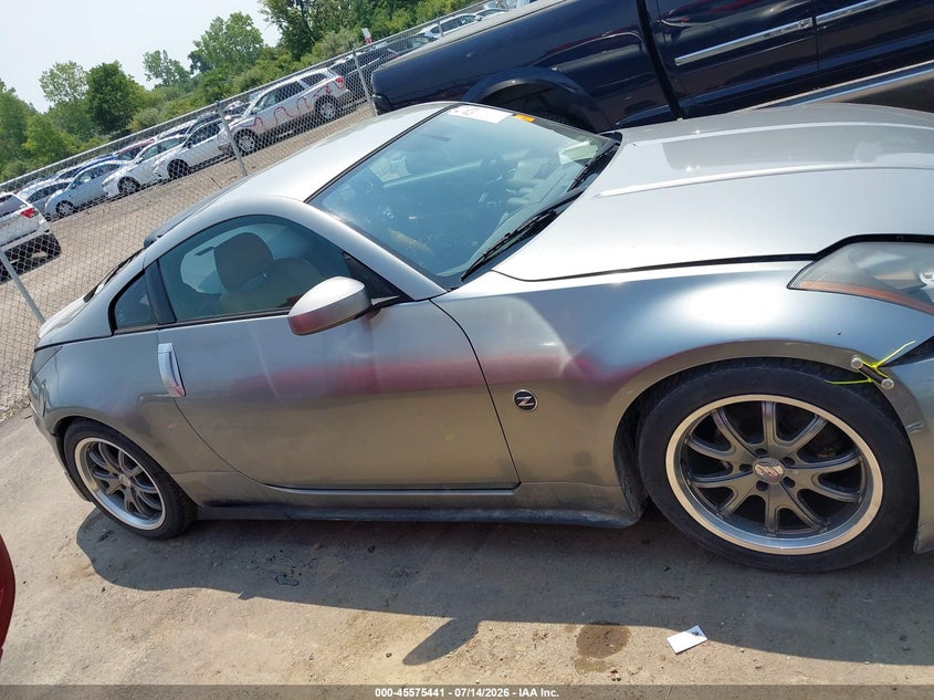 2005 Nissan 350Z Touring VIN: JN1AZ34D25M601602 Lot: 45575441