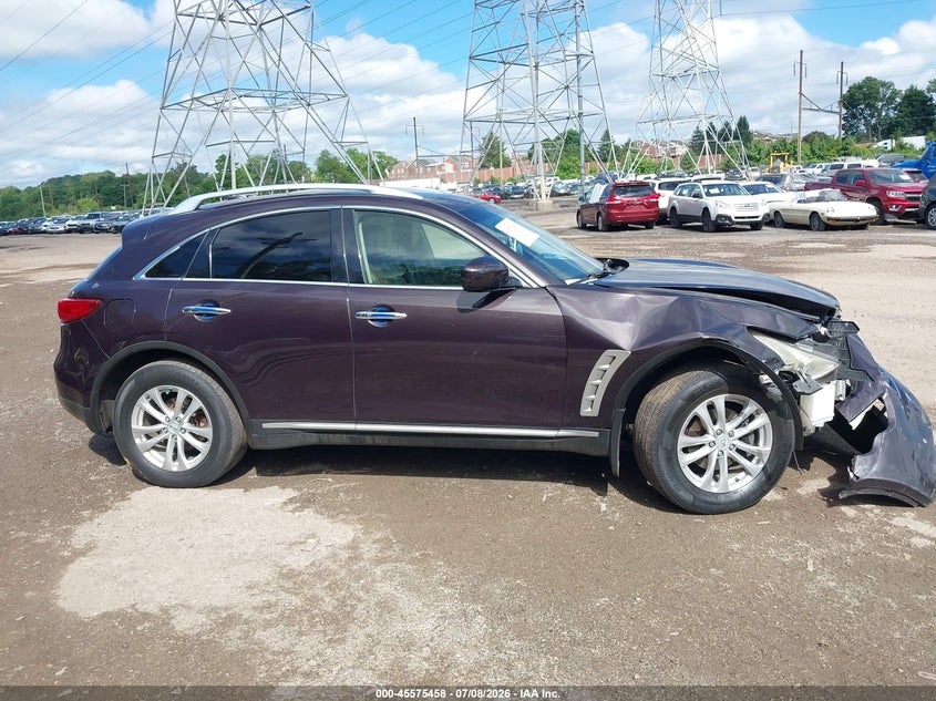 2010 Infiniti Fx35 VIN: JN8AS1MW7AM856218 Lot: 45575458
