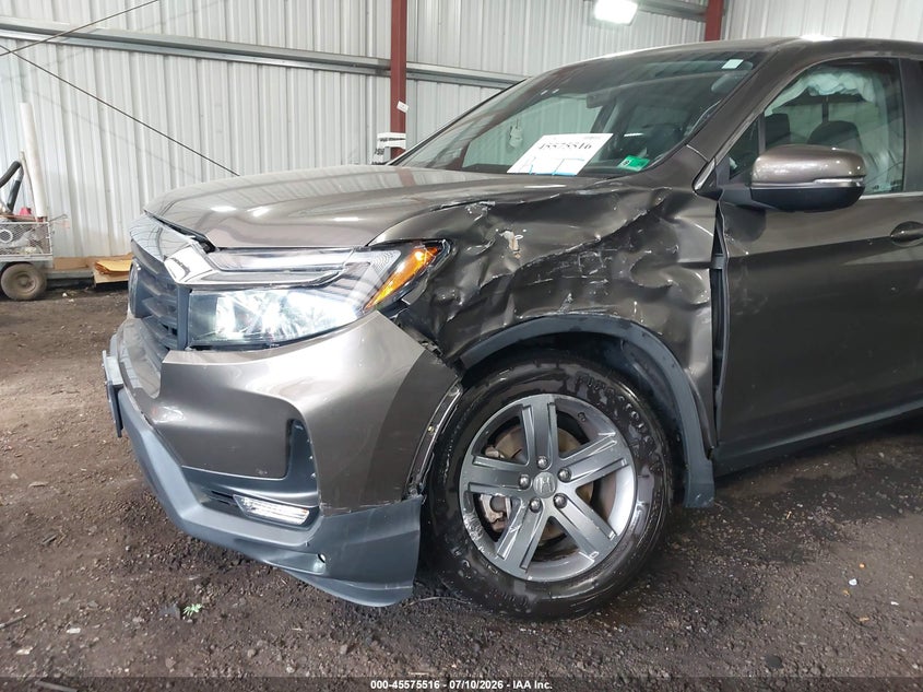 2021 Honda Ridgeline Awd Rtl VIN: 5FPYK3F50MB025366 Lot: 45575516