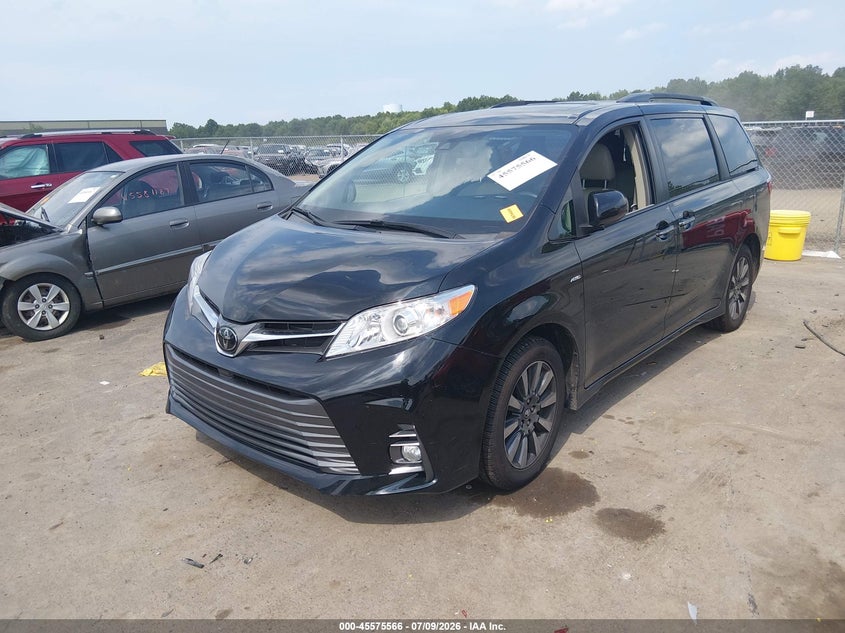 2019 Toyota Sienna, Flood, IAAI, VIN 5TDDZ3DC2KS224948 — photo 2